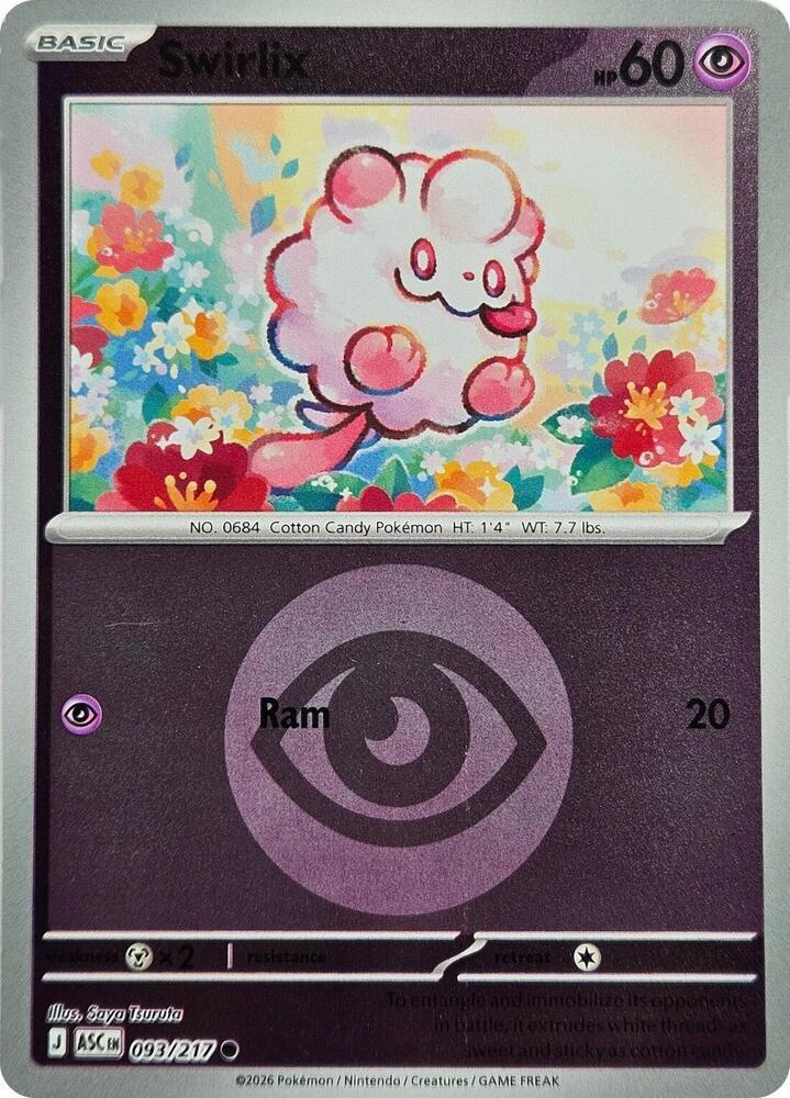 Ascended Heroes Swirlix [Energy] Pokémon card